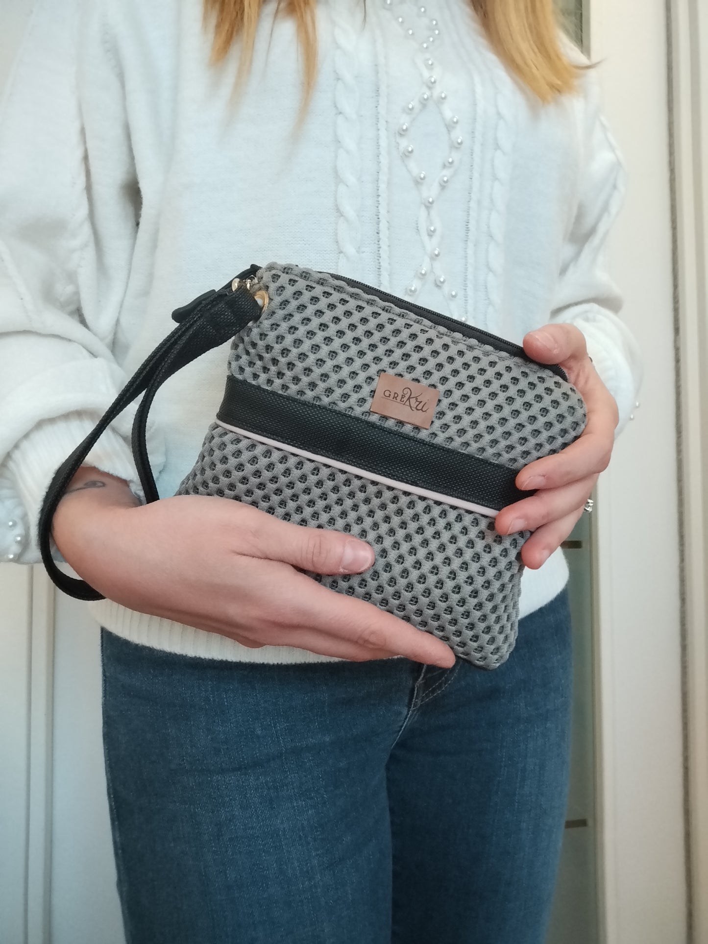 Mini bag a nido d'ape