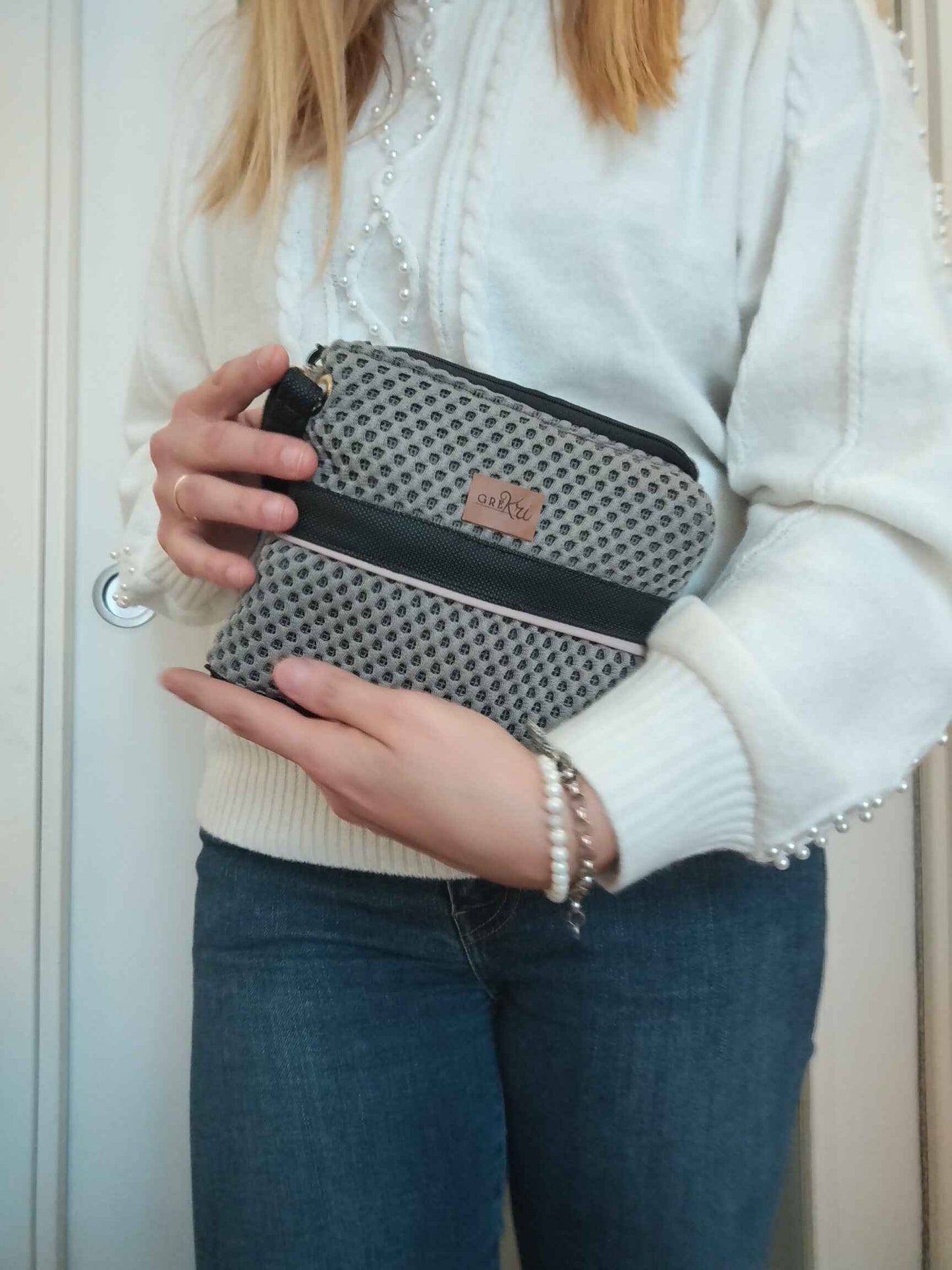 Mini bag a nido d'ape