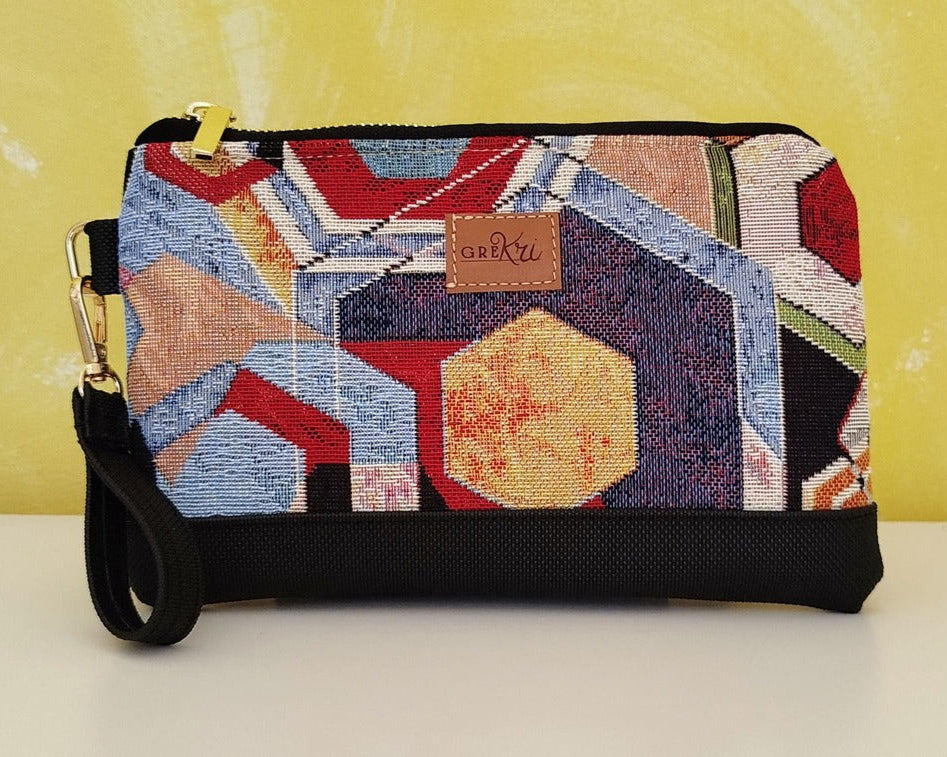 pochette stile etnico finiture oro_GreKri Bags