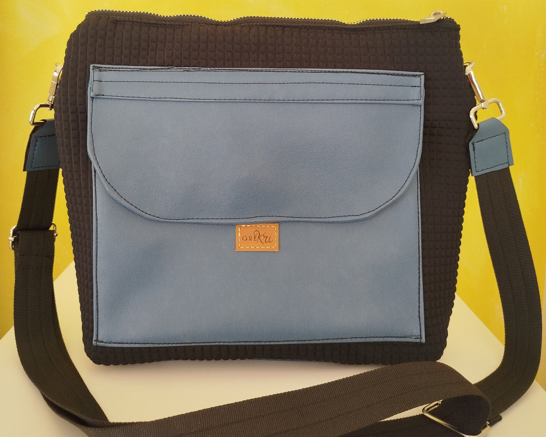 Borsa Easy Day Black fronte GreKri Bags