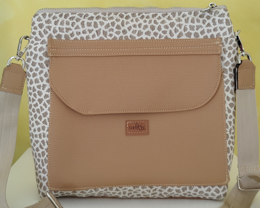 Borsa Easy Day animalier fronte GreKri Bags