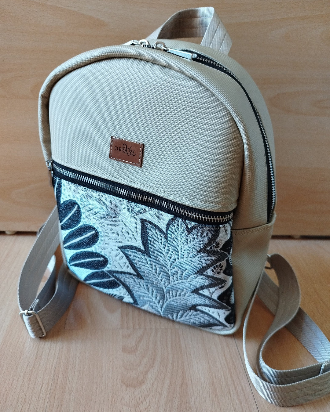 Zaino fantasia foglie1 - GreKri Bags