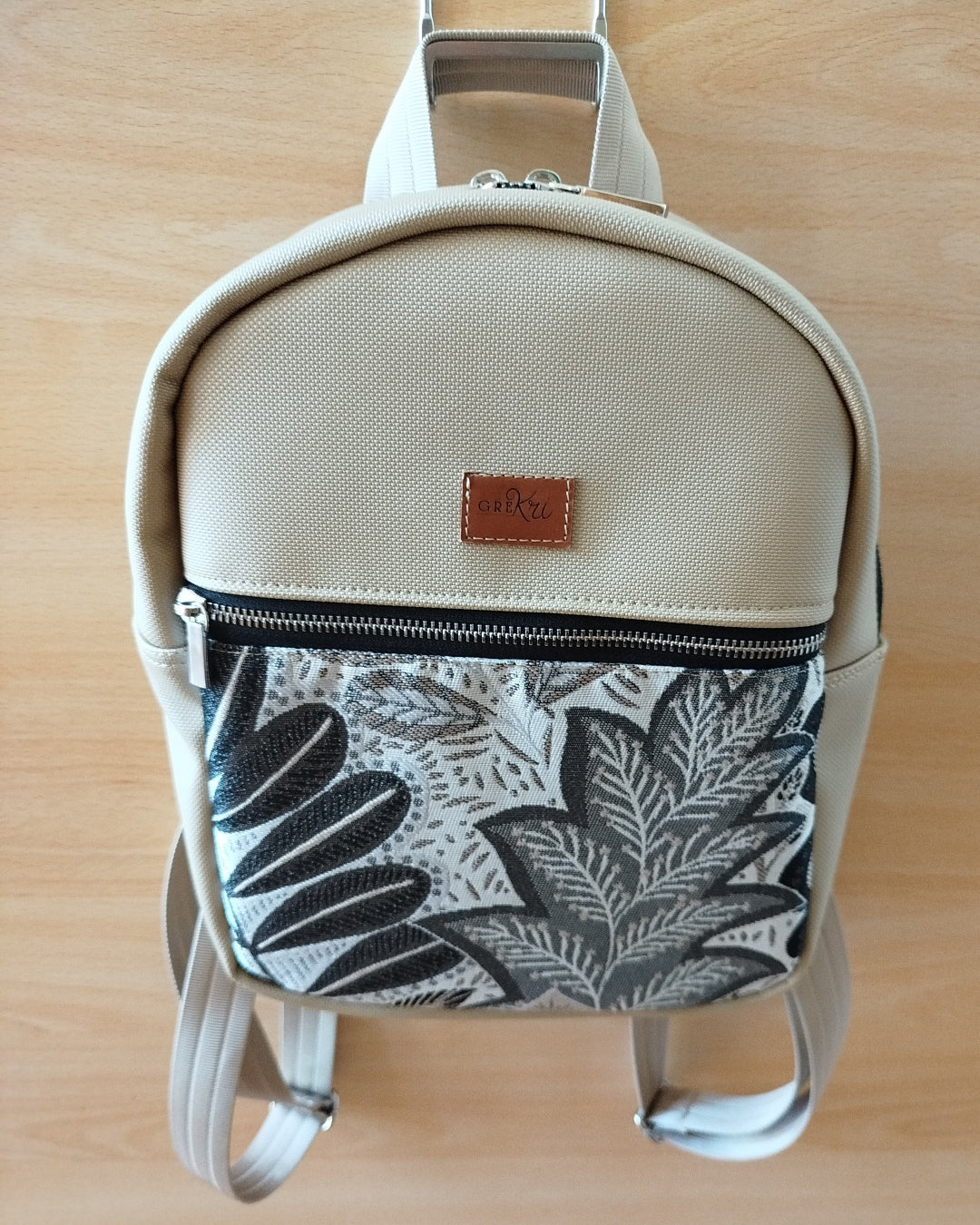 Zaino fantasia foglie3 - GreKri Bags