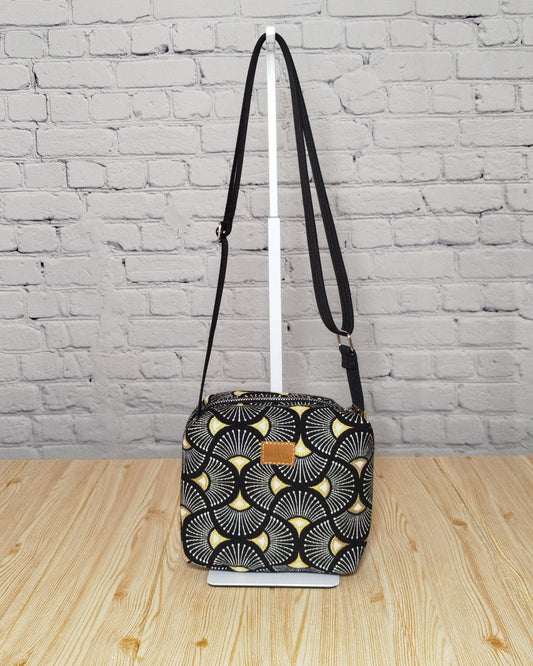 tracolla cubotto fantasia ventagli GreKri Bags